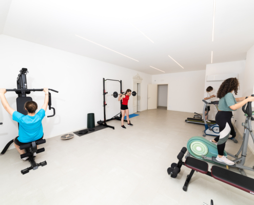Palestra attrezzata